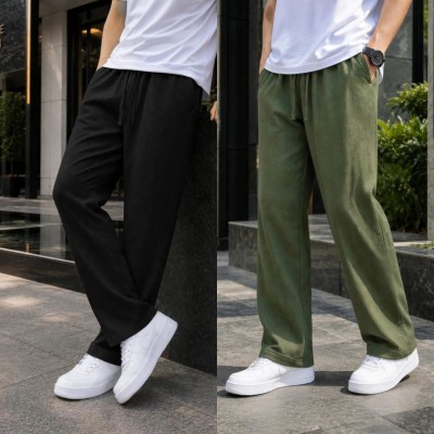 2 Pics Combo All Season Premium Remi Cotton Trouser for Men