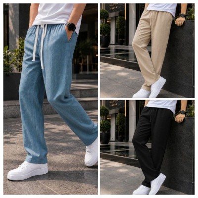 3 Pics Combo All Season Premium Remi Cotton Trouser for Men